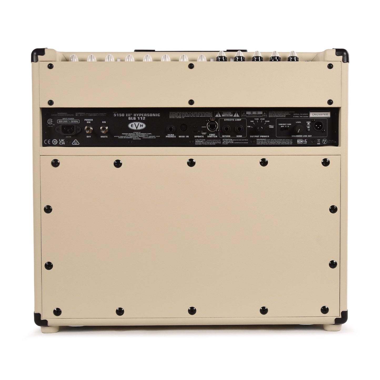 EVH 5150III Hypersonic 50w 1x12 Combo Amp Ivory Amplifiers