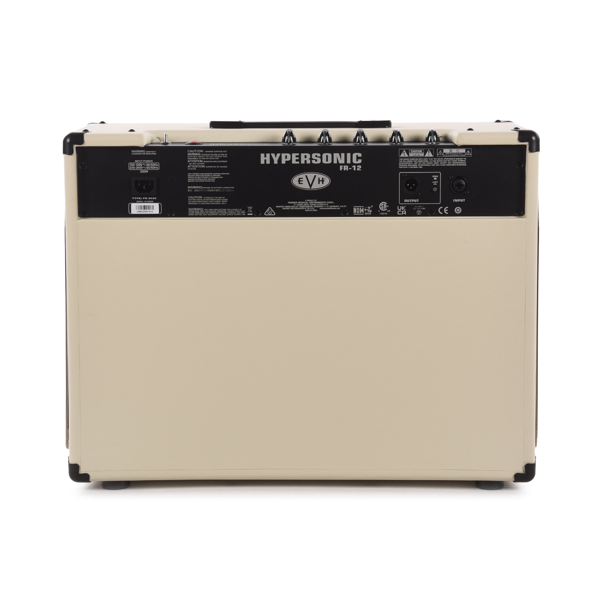 EVH 5150III Hypersonic FR-12 1x12 FR Cabinet Ivory Amps / Guitar Amps / Guitar Cabinets