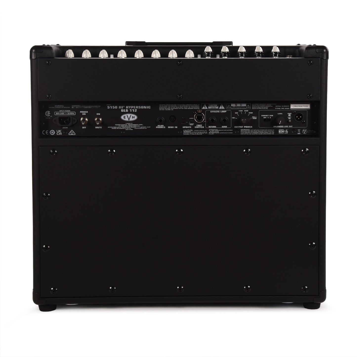 EVH 5150III Hypersonic 50w 1x12 Combo Amp Black Amps / Guitar Amps / Guitar Combos