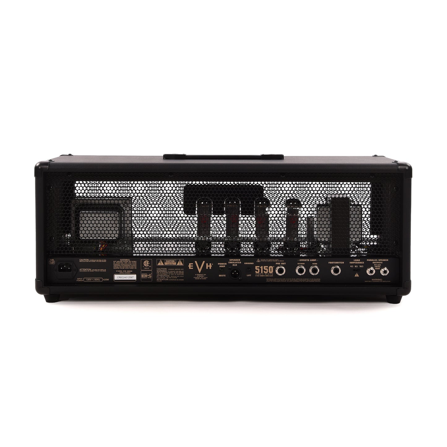 EVH 5150 Iconic Series 80W EL34 Head Black Amps / Guitar Amps / Guitar Heads
