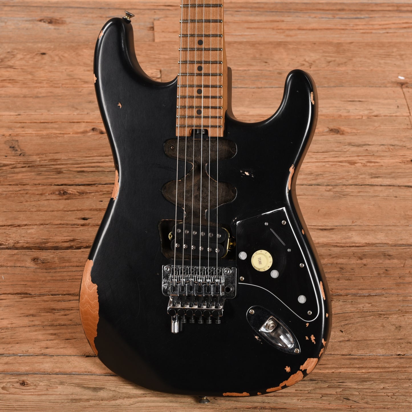 EVH Frankenstein Relic Black Electric Guitars