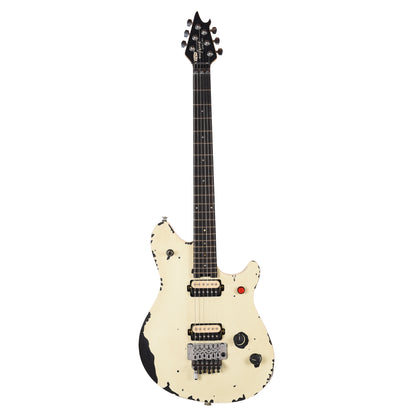 EVH Limited Edition Wolfgang Special Striped Series Distressed Ivory Electric Guitars
