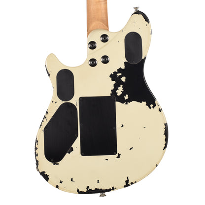 EVH Limited Edition Wolfgang Special Striped Series Distressed Ivory Electric Guitars