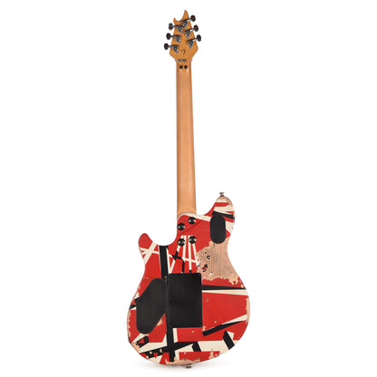 EVH Limited Edition Wolfgang Special Striped Series Red/Black/White Aged Electric Guitars
