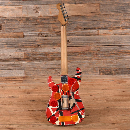 EVH Striped Series Frankenstein Relic Red / White / Black 2026 Electric Guitars