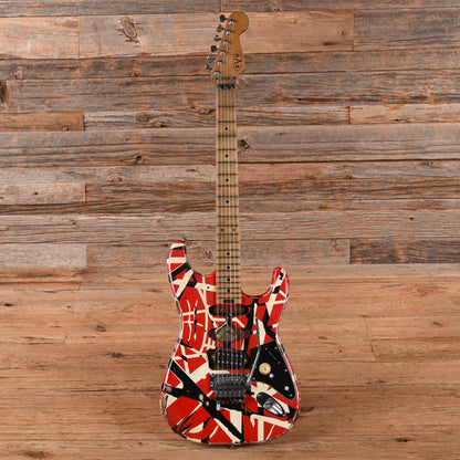 EVH Striped Series Frankenstein Relic Red / White / Black 2026 Electric Guitars