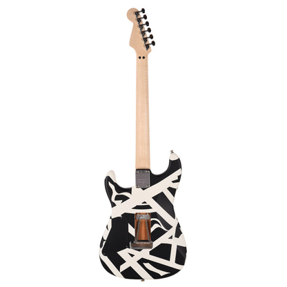 EVH Striped Series Shapes EVH White and Black Electric Guitars