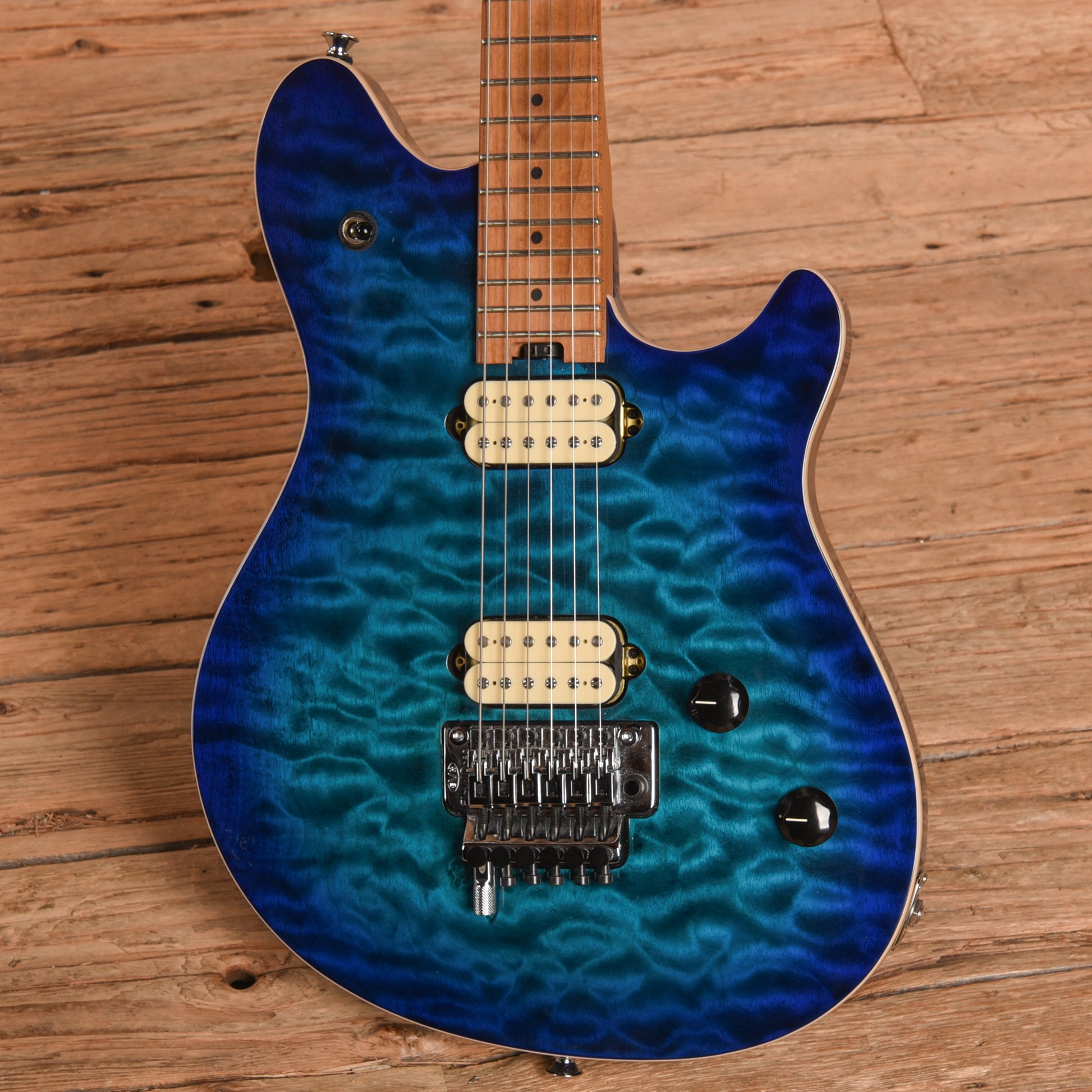 EVH Wolfgang WG Special QM Baked Chlorine Burst 2022 Electric Guitars
