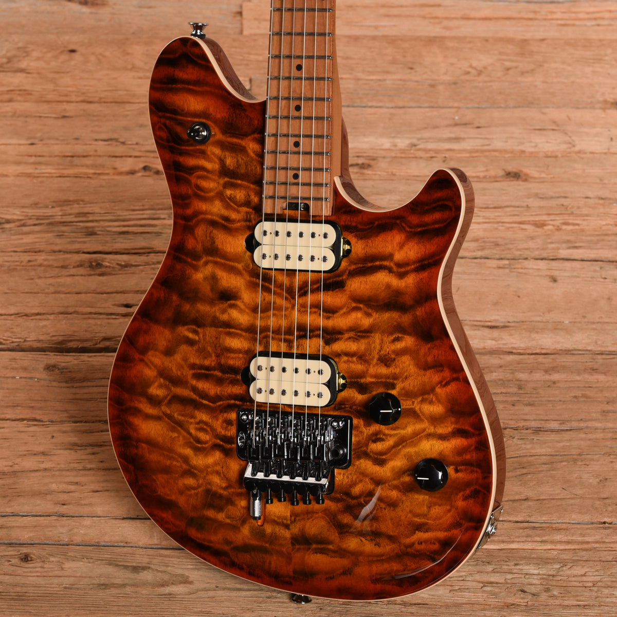 EVH Wolfgang WG Special QM Baked Tiger Eye 2025 Electric Guitars
