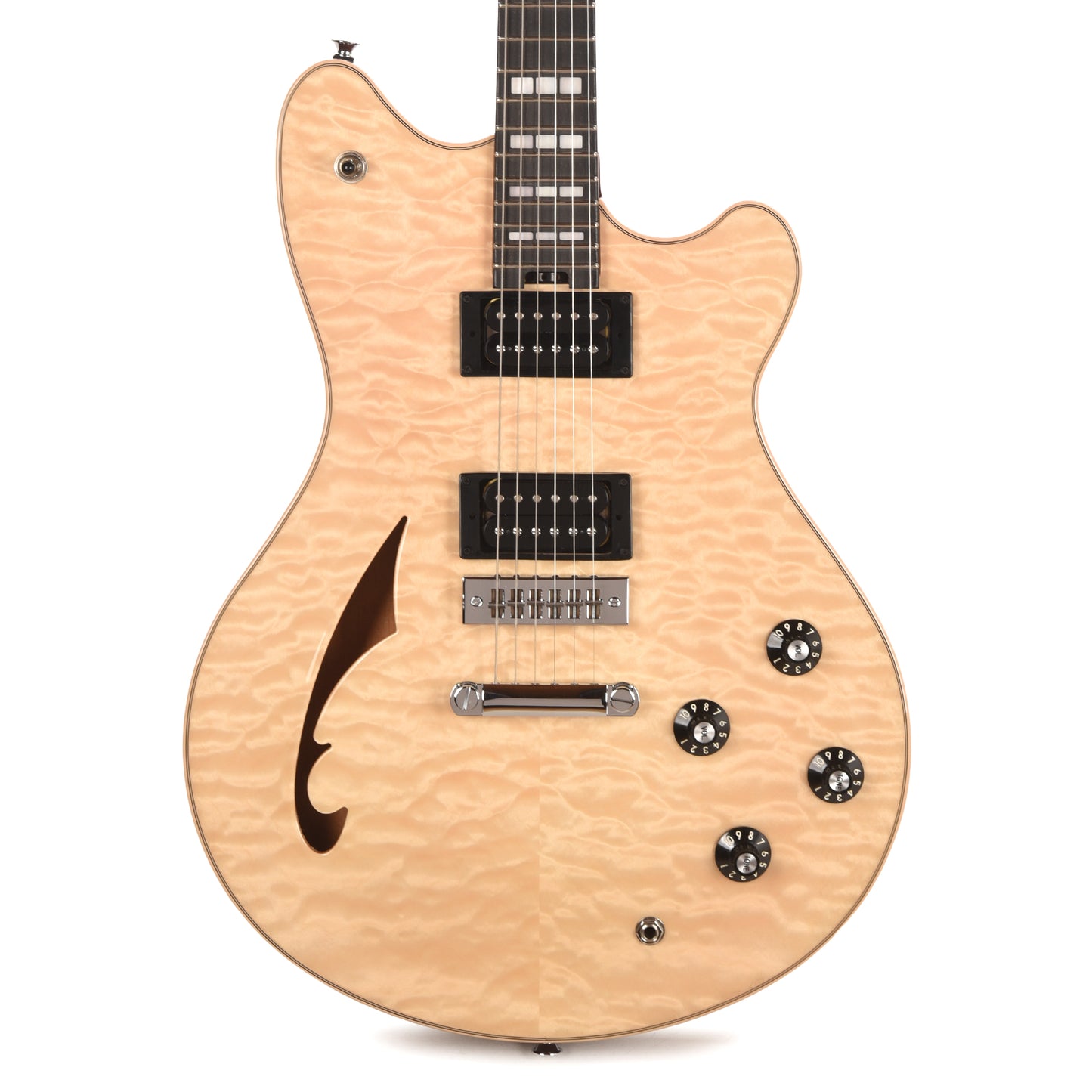 EVH SA-126 Special Quilted Maple El Natural Electric Guitars / Semi-Hollow