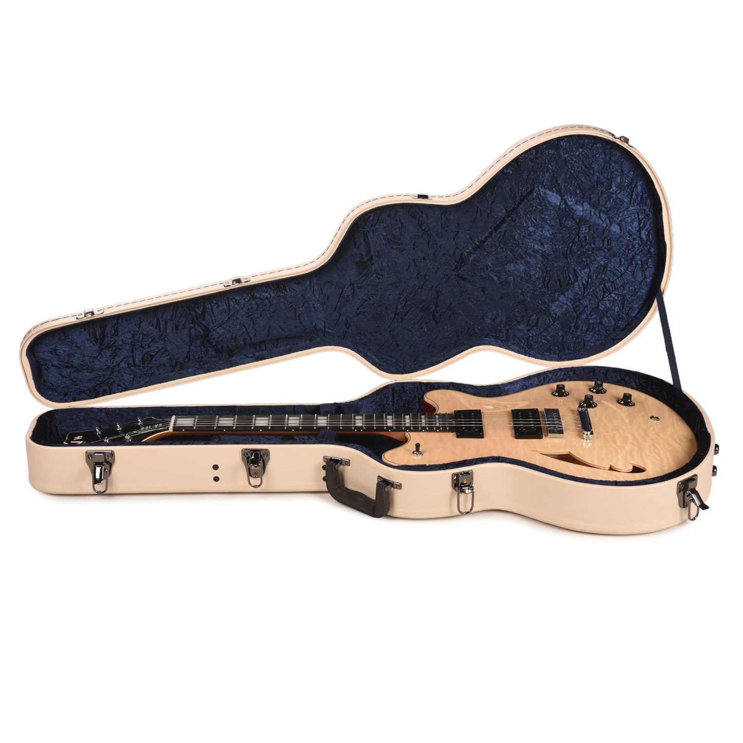 EVH SA-126 Special Quilted Maple El Natural Electric Guitars / Semi-Hollow
