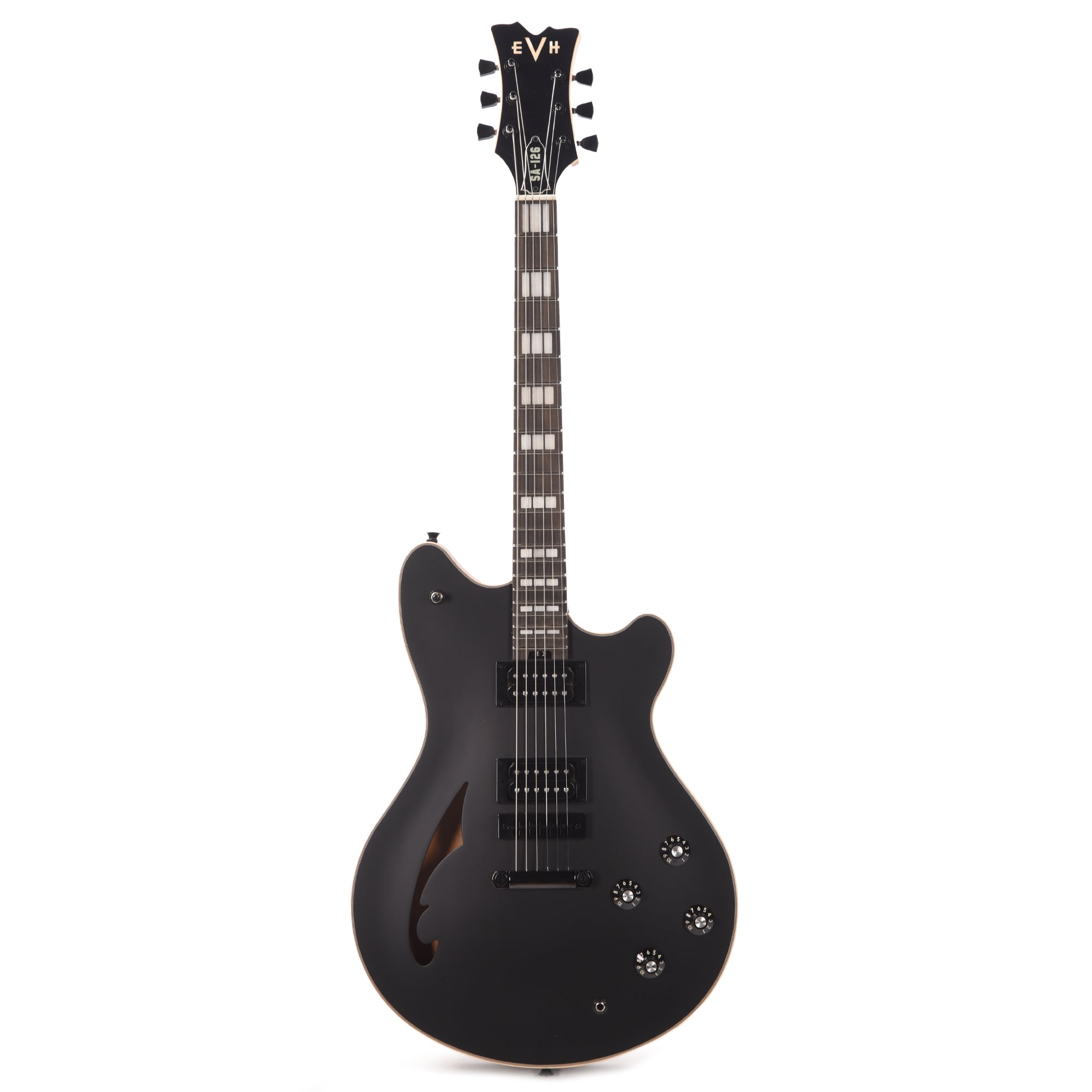 EVH SA-126 Special Stealth Black Electric Guitars / Semi-Hollow