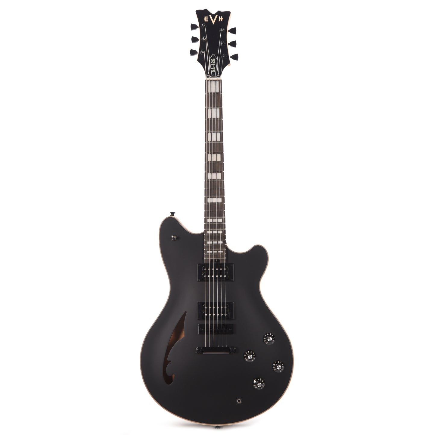 EVH SA-126 Special Stealth Black Electric Guitars / Semi-Hollow