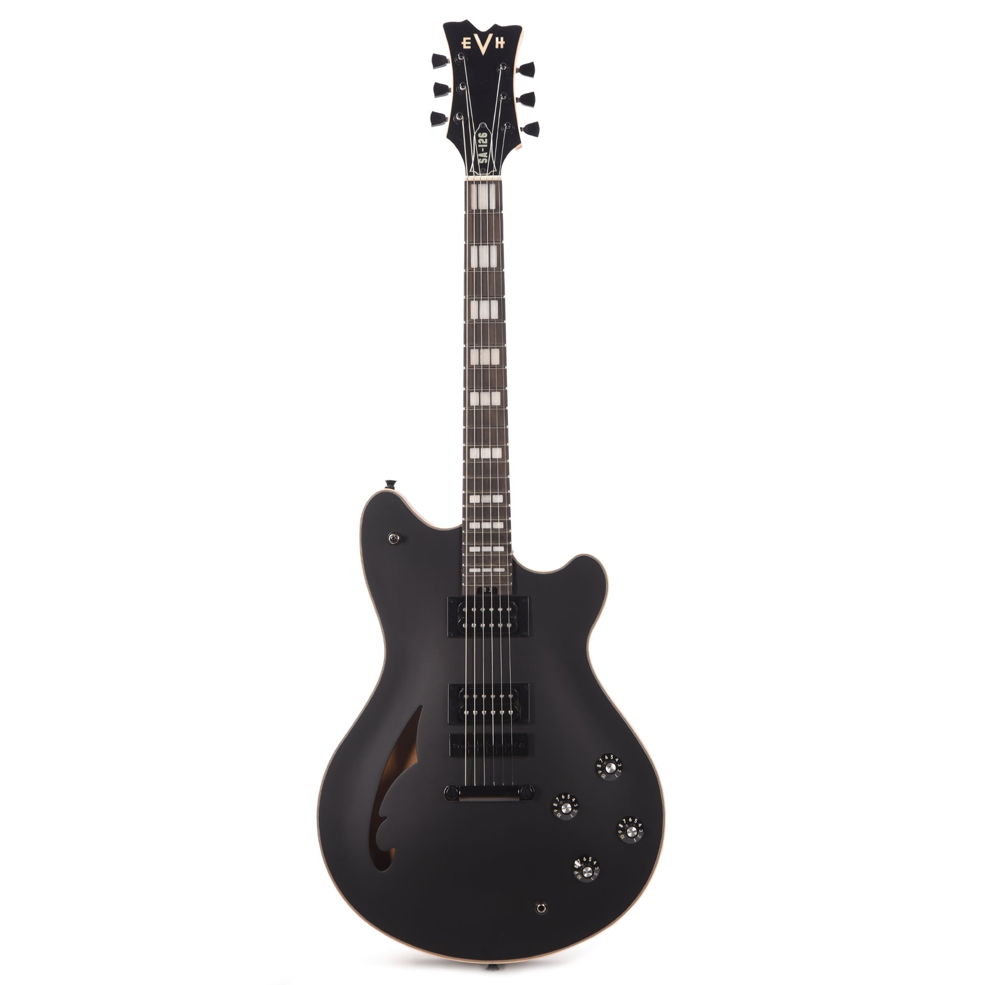 EVH SA-126 Special Stealth Black Electric Guitars / Semi-Hollow