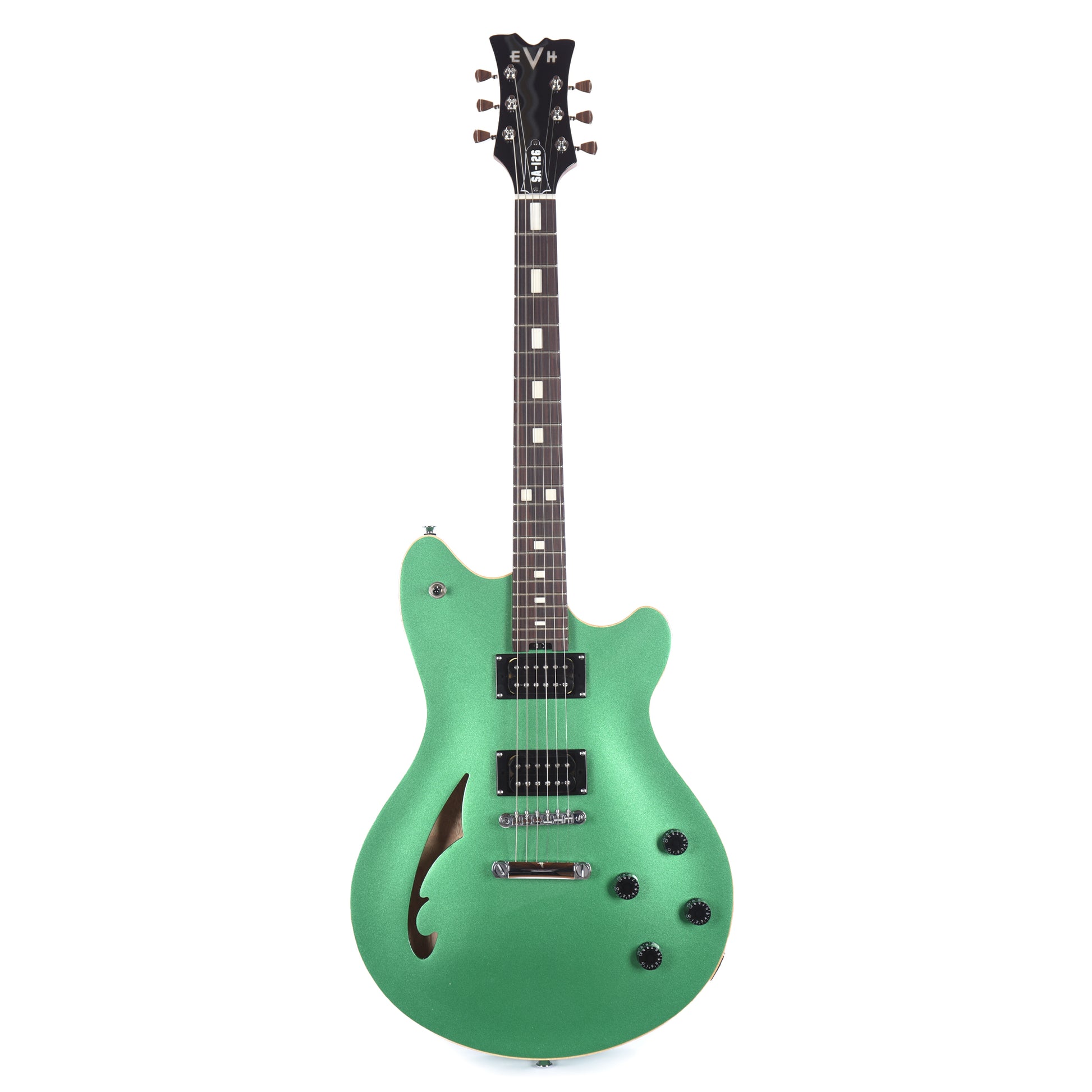 EVH SA-126 Standard Pelham Green Electric Guitars / Semi-Hollow