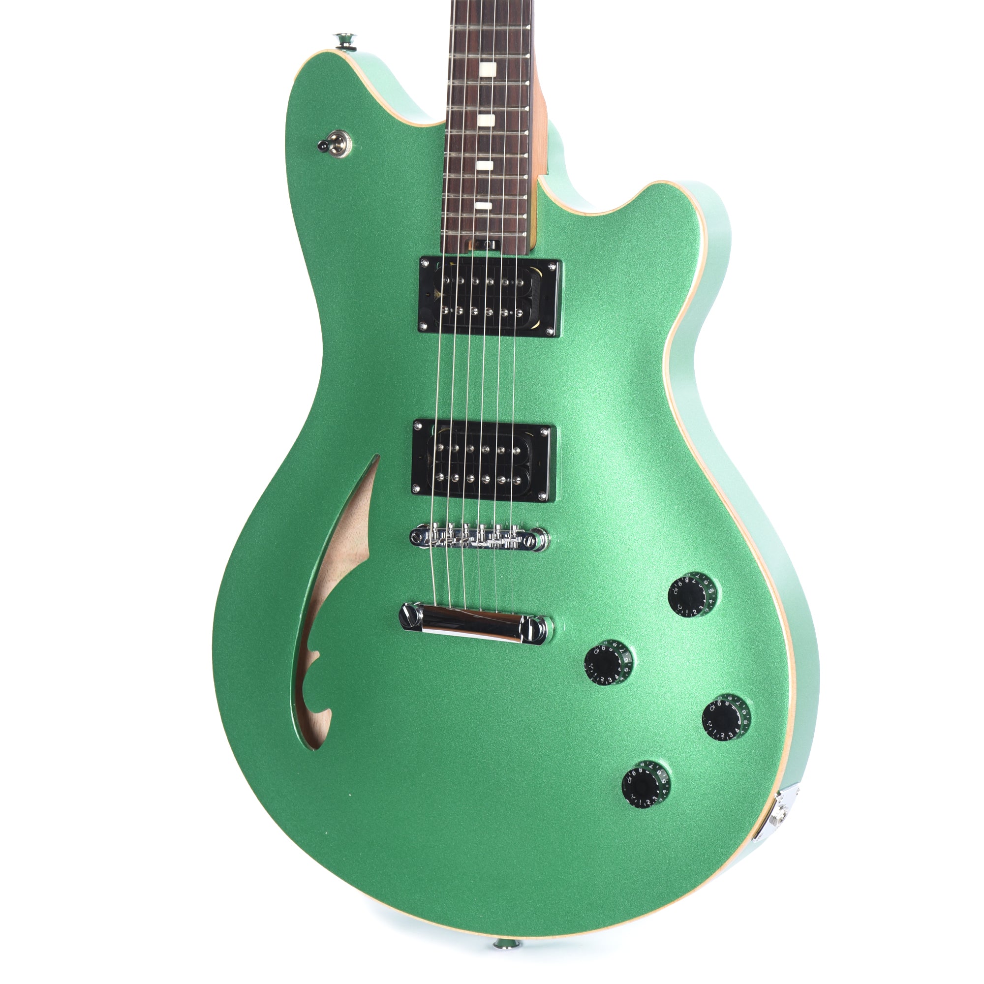 EVH SA-126 Standard Pelham Green Electric Guitars / Semi-Hollow