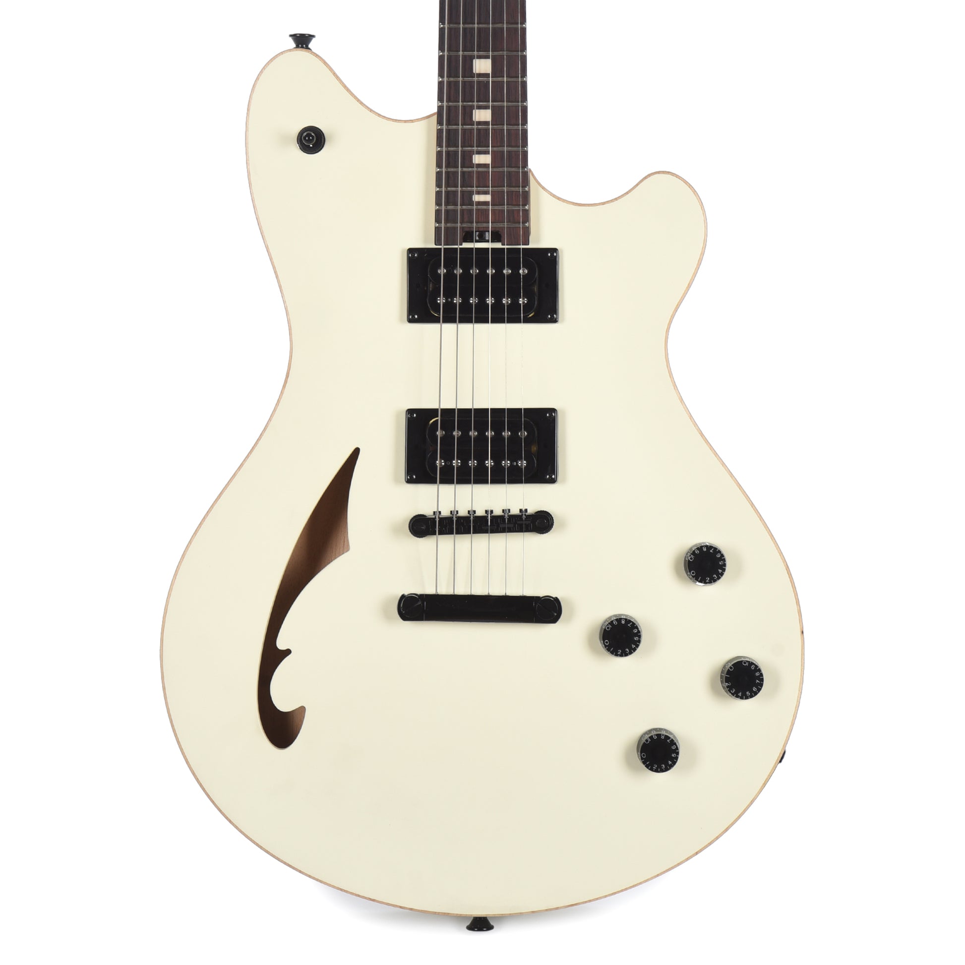 EVH SA-126 Standard Satin Vintage White Electric Guitars / Semi-Hollow