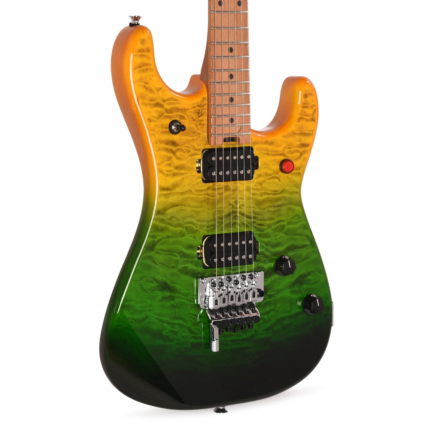 EVH 5150 Series Deluxe QM Baked Maple Limeade Zest Electric Guitars / Solid Body