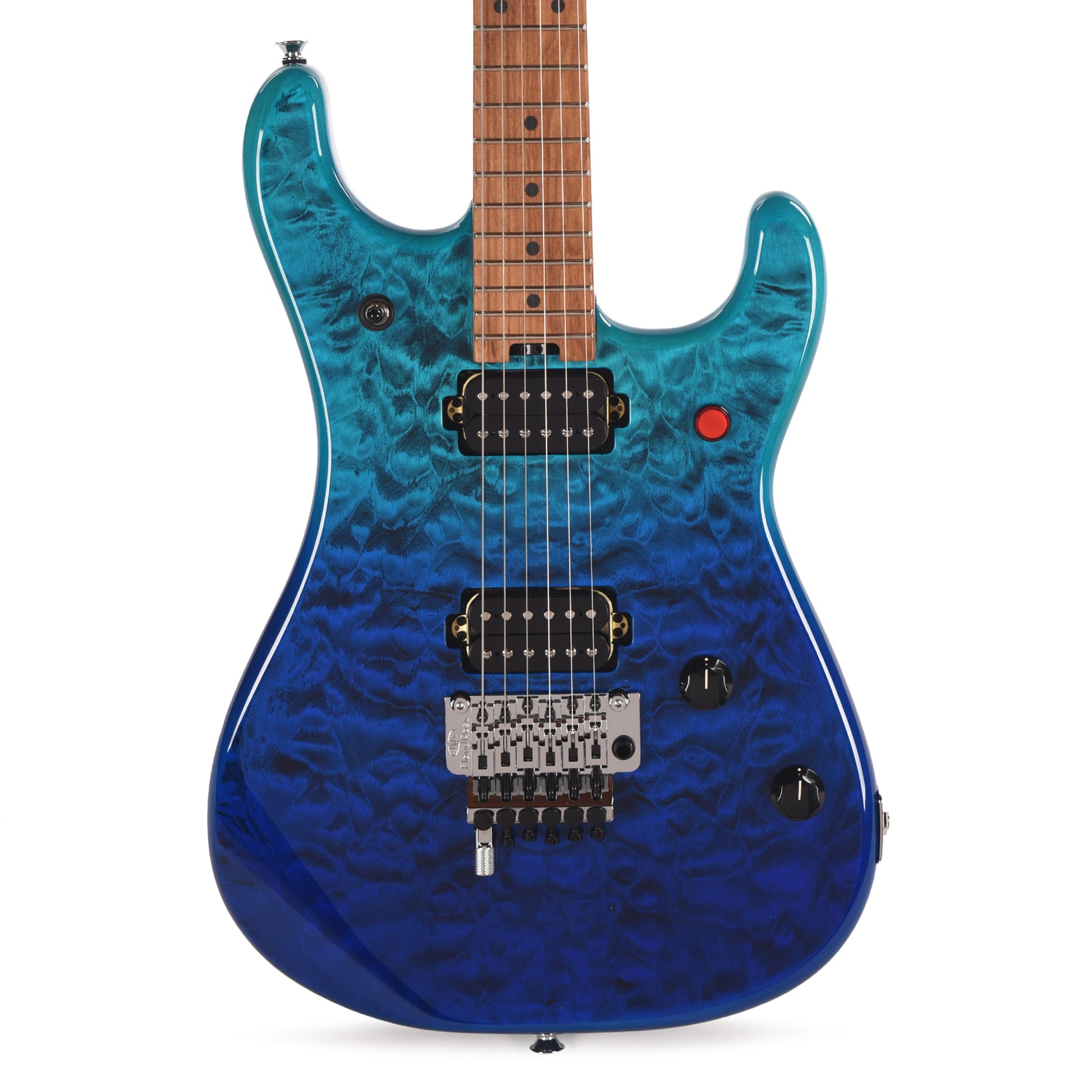 EVH 5150 Series Deluxe QM Baked Maple Pacific Drift Electric Guitars / Solid Body