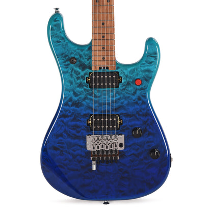 EVH 5150 Series Deluxe QM Baked Maple Pacific Drift Electric Guitars / Solid Body