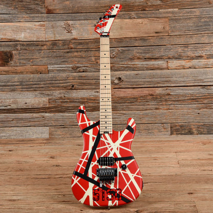 EVH 5150 Striped Series Red / Black / White 2017 Electric Guitars / Solid Body