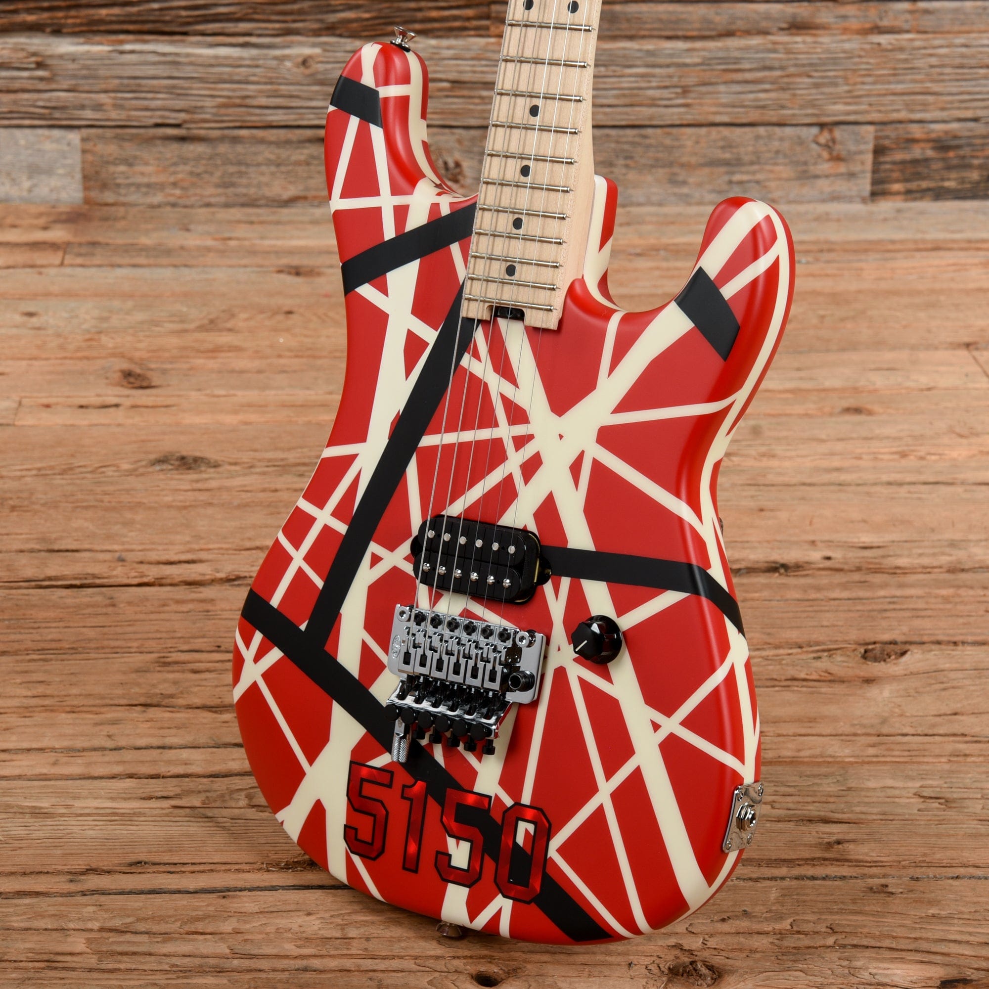 EVH 5150 Striped Series Red/White/Black 2021 Electric Guitars / Solid Body