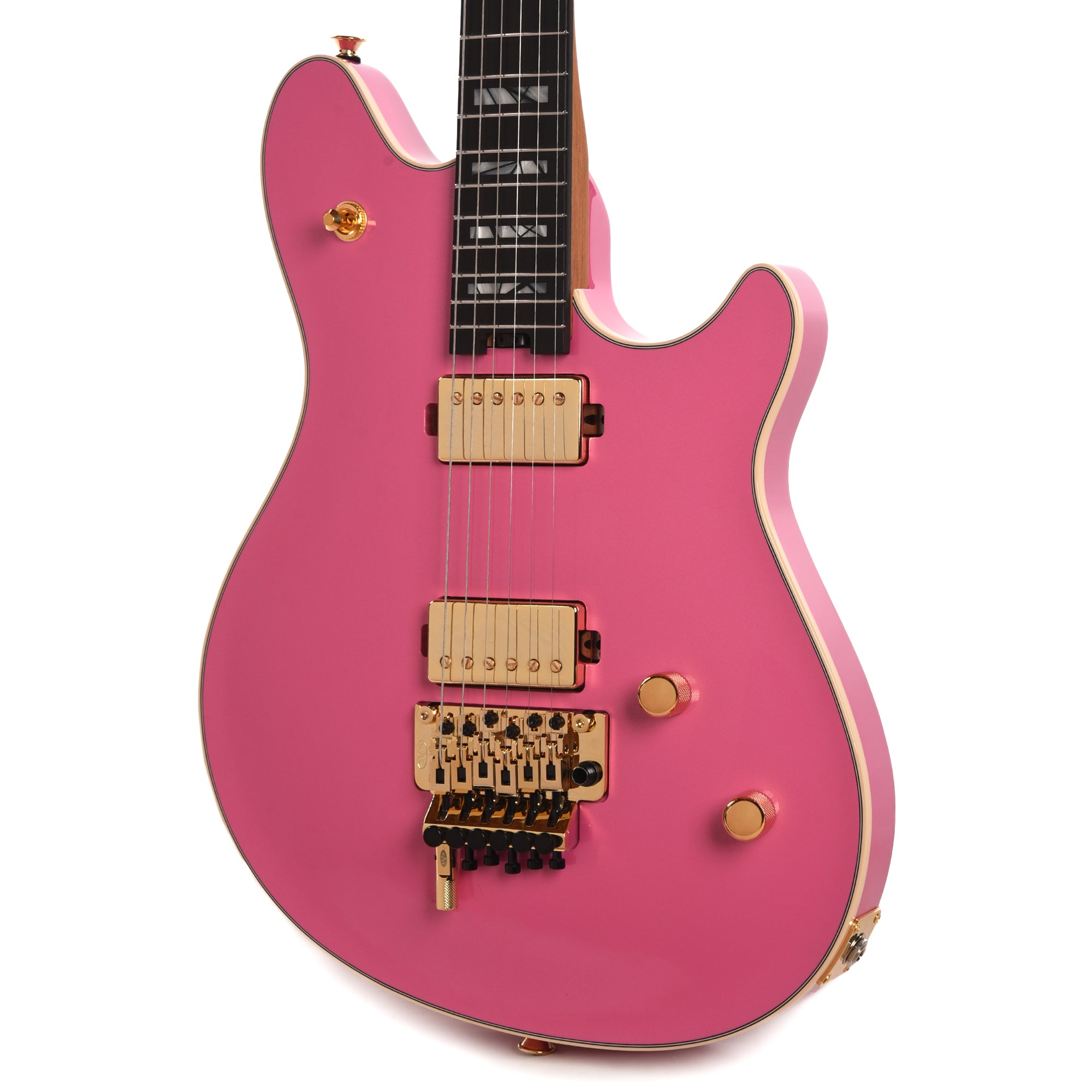 EVH Custom Shop Wolfgang 2H FR Platinum Pink Electric Guitars / Solid Body