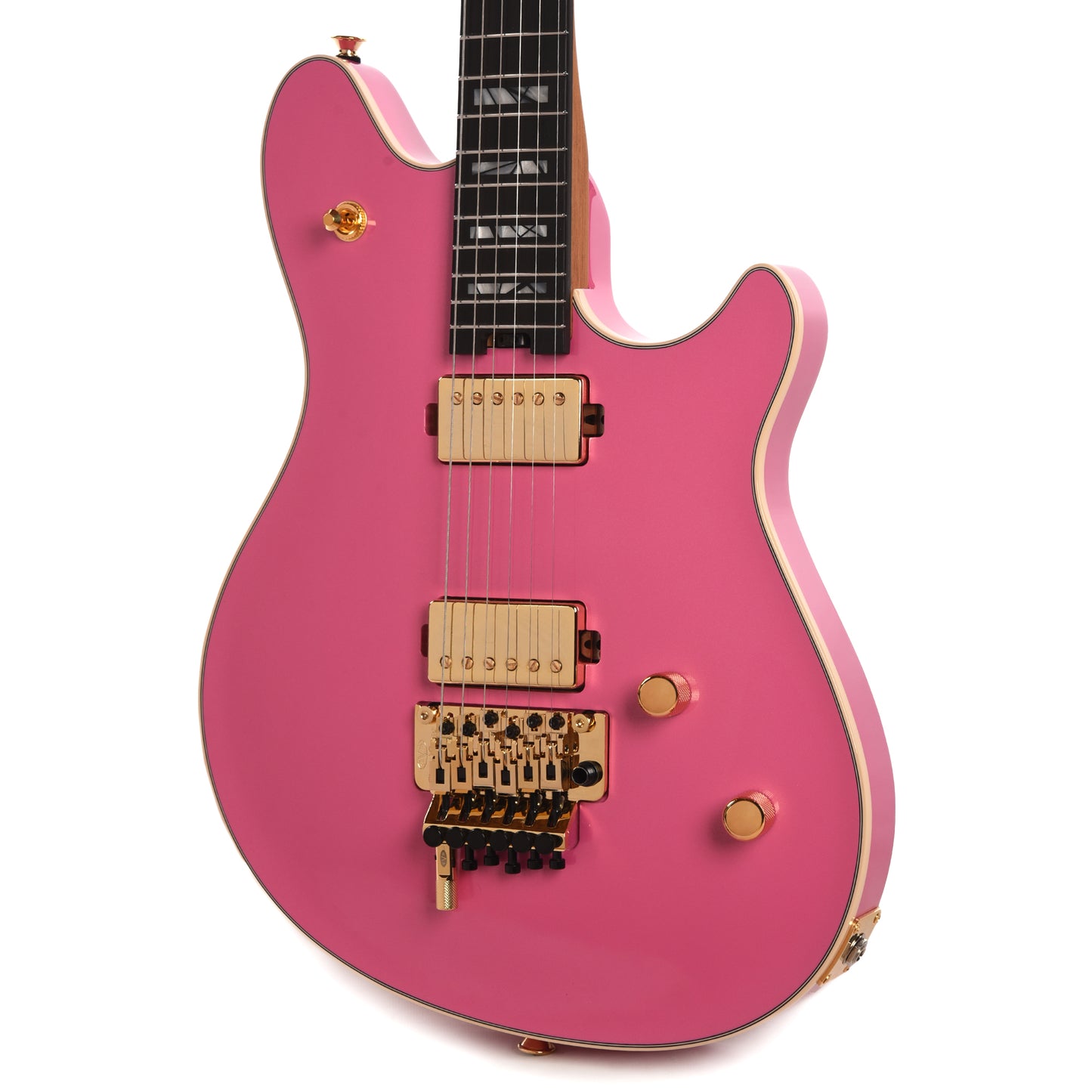 EVH Custom Shop Wolfgang 2H FR Platinum Pink Electric Guitars / Solid Body