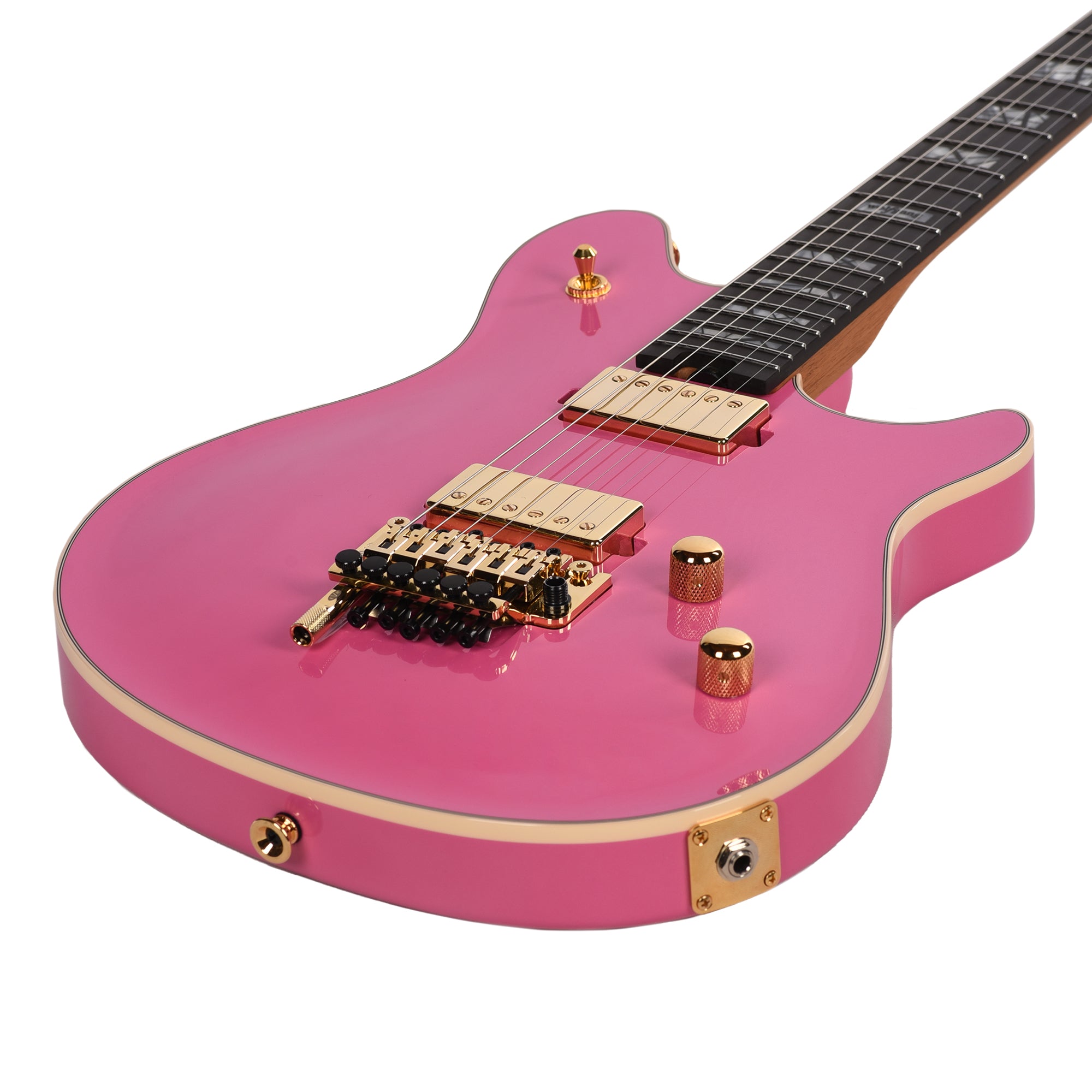EVH Custom Shop Wolfgang 2H FR Platinum Pink Electric Guitars / Solid Body