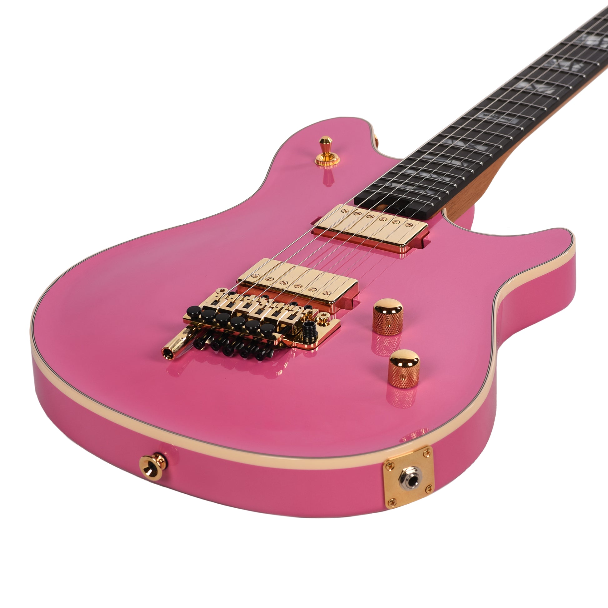 EVH Custom Shop Wolfgang 2H FR Platinum Pink Electric Guitars / Solid Body