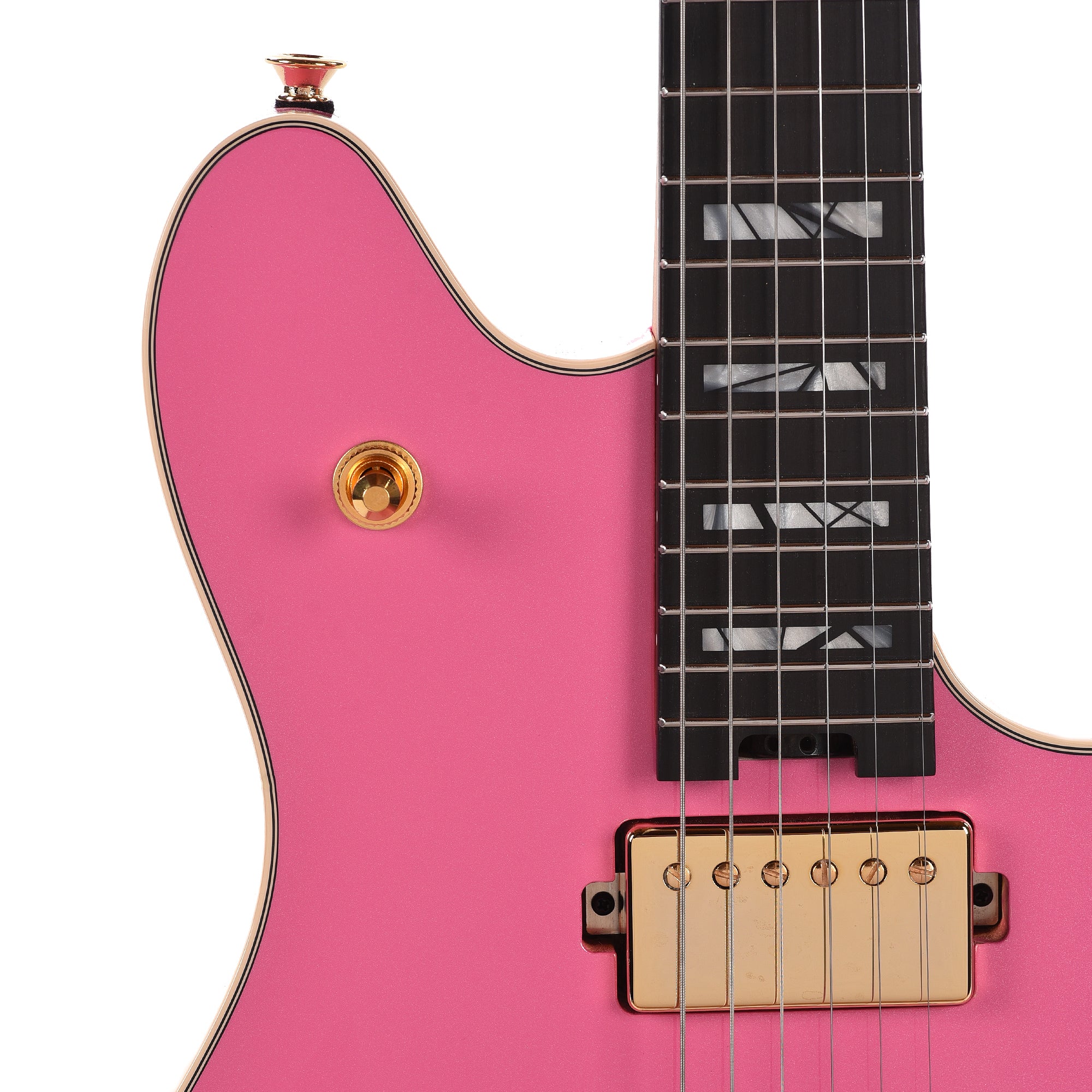 EVH Custom Shop Wolfgang 2H FR Platinum Pink Electric Guitars / Solid Body