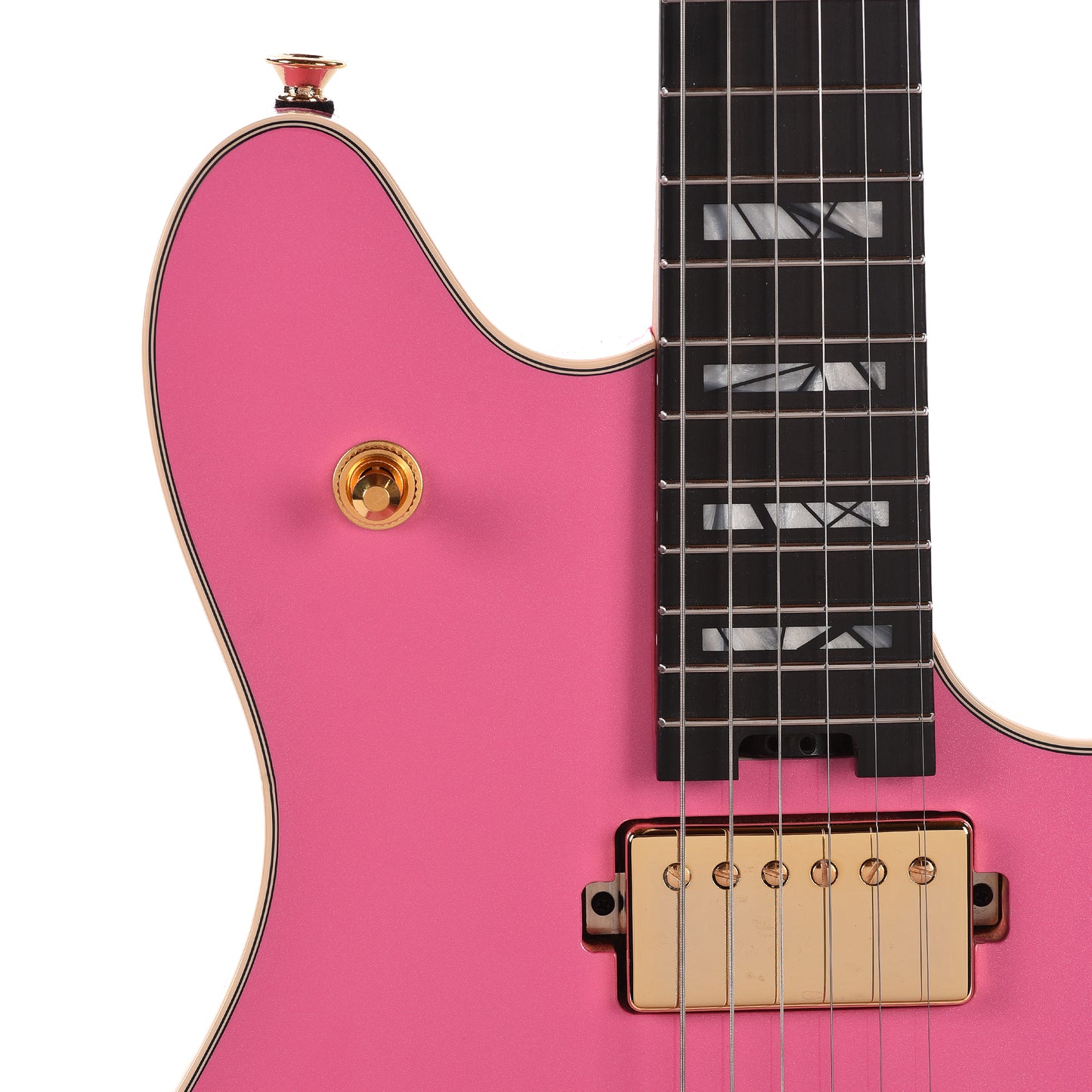 EVH Custom Shop Wolfgang 2H FR Platinum Pink Electric Guitars / Solid Body