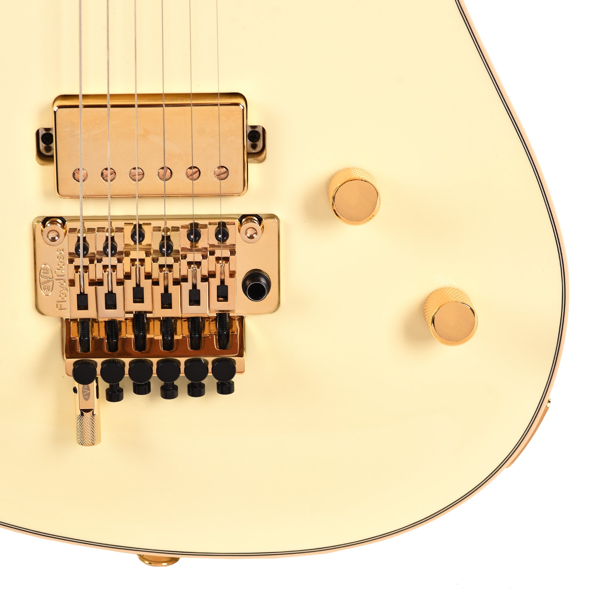 EVH Custom Shop Wolfgang 2H FR Vanilla Shake Electric Guitars / Solid Body