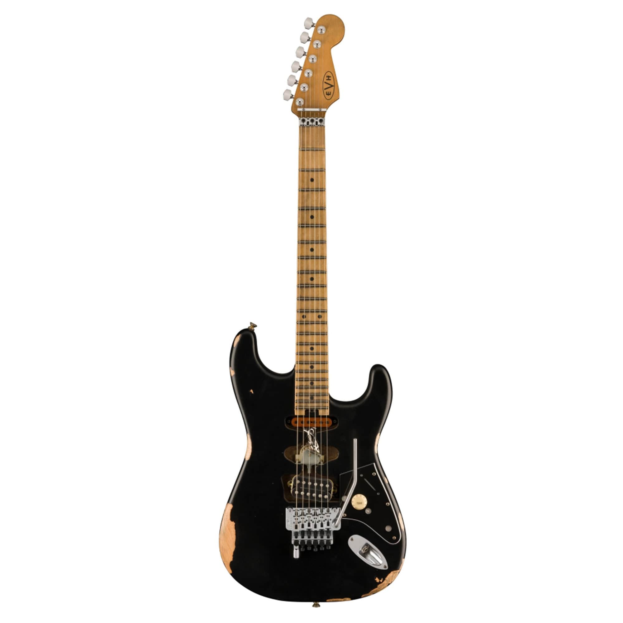 EVH Frankenstein Relic Series Black Electric Guitars / Solid Body