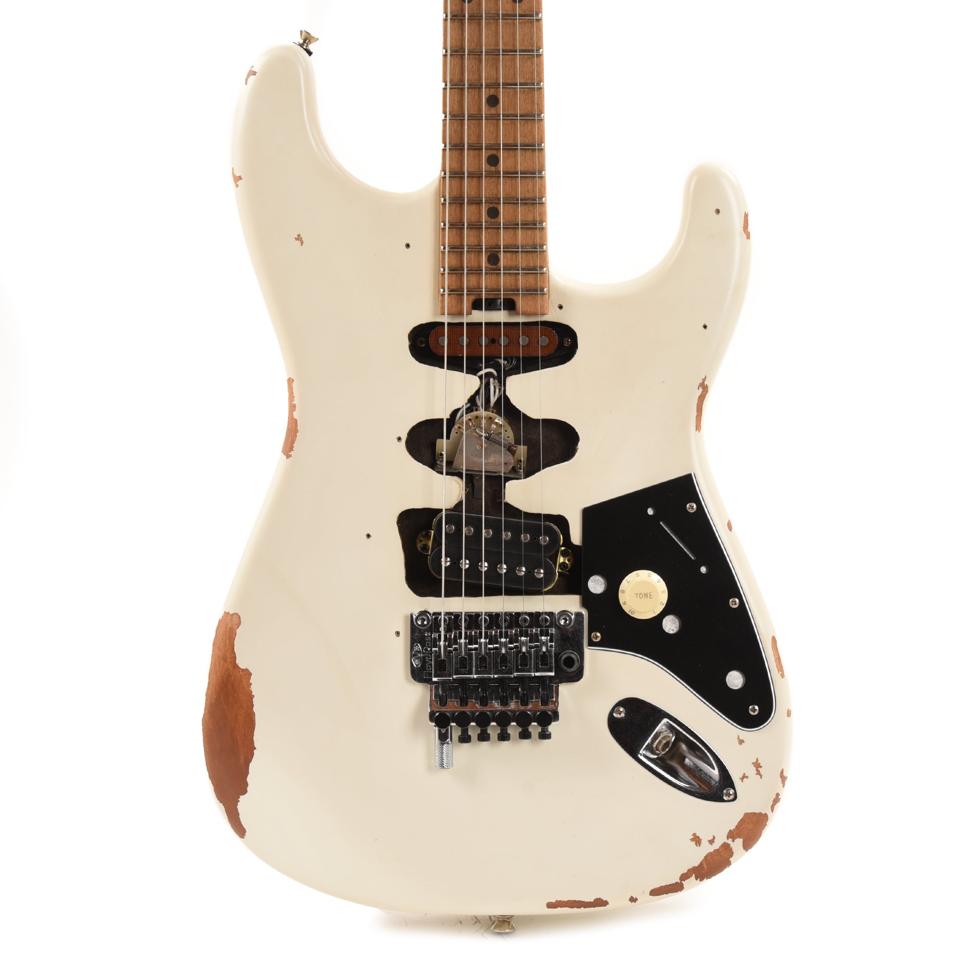 EVH Frankenstein Relic Series White Electric Guitars / Solid Body