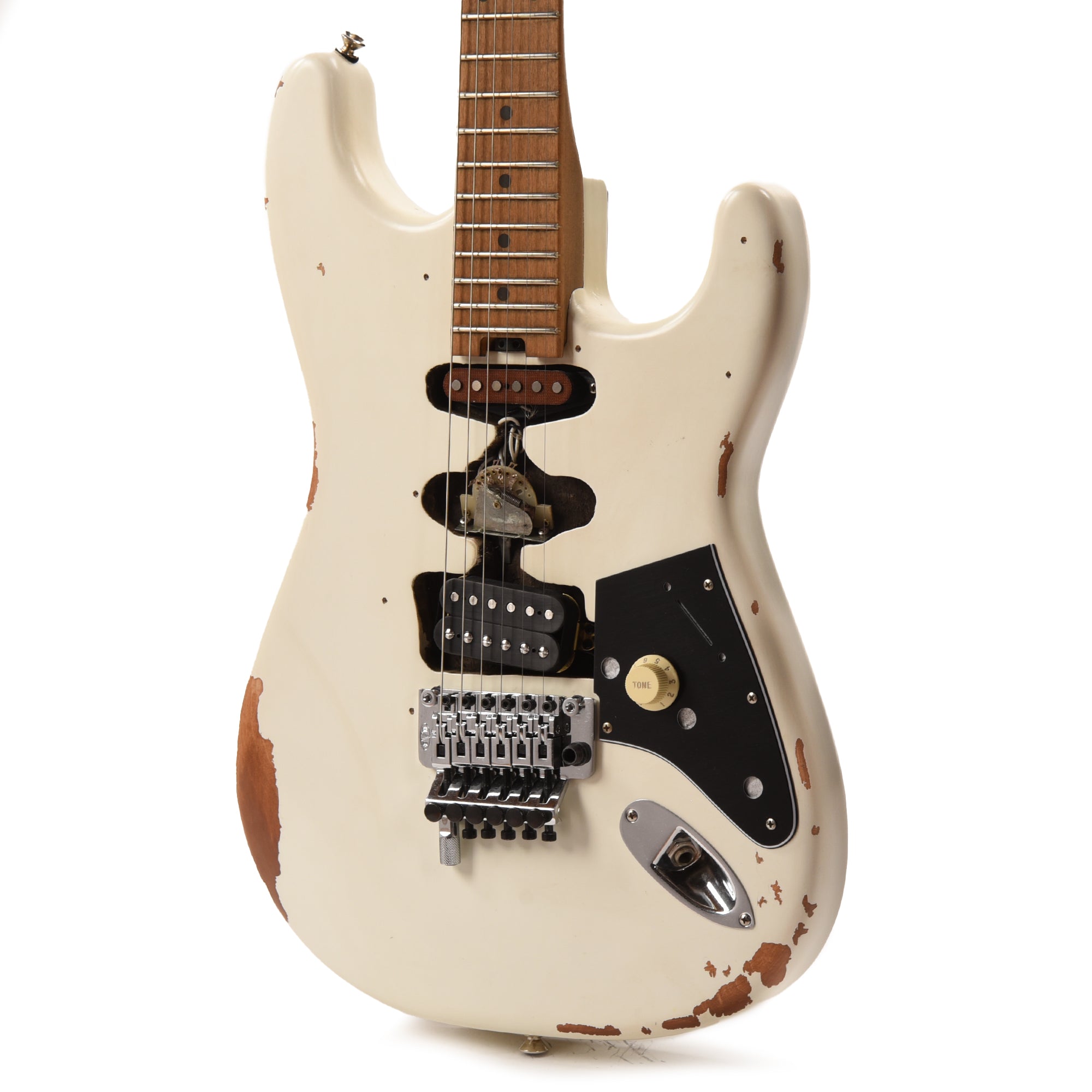 EVH Frankenstein Relic Series White Electric Guitars / Solid Body