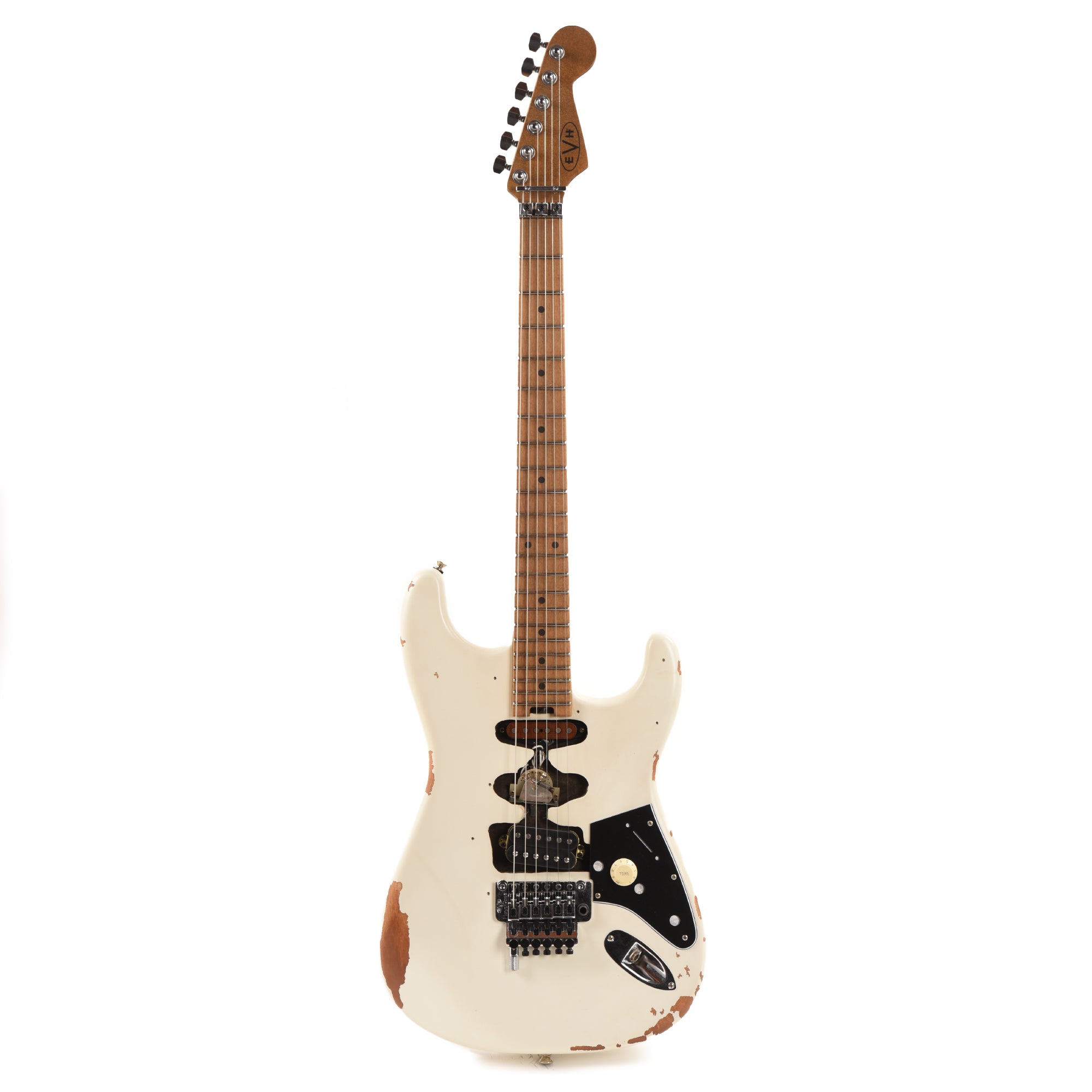 EVH Frankenstein Relic Series White Electric Guitars / Solid Body