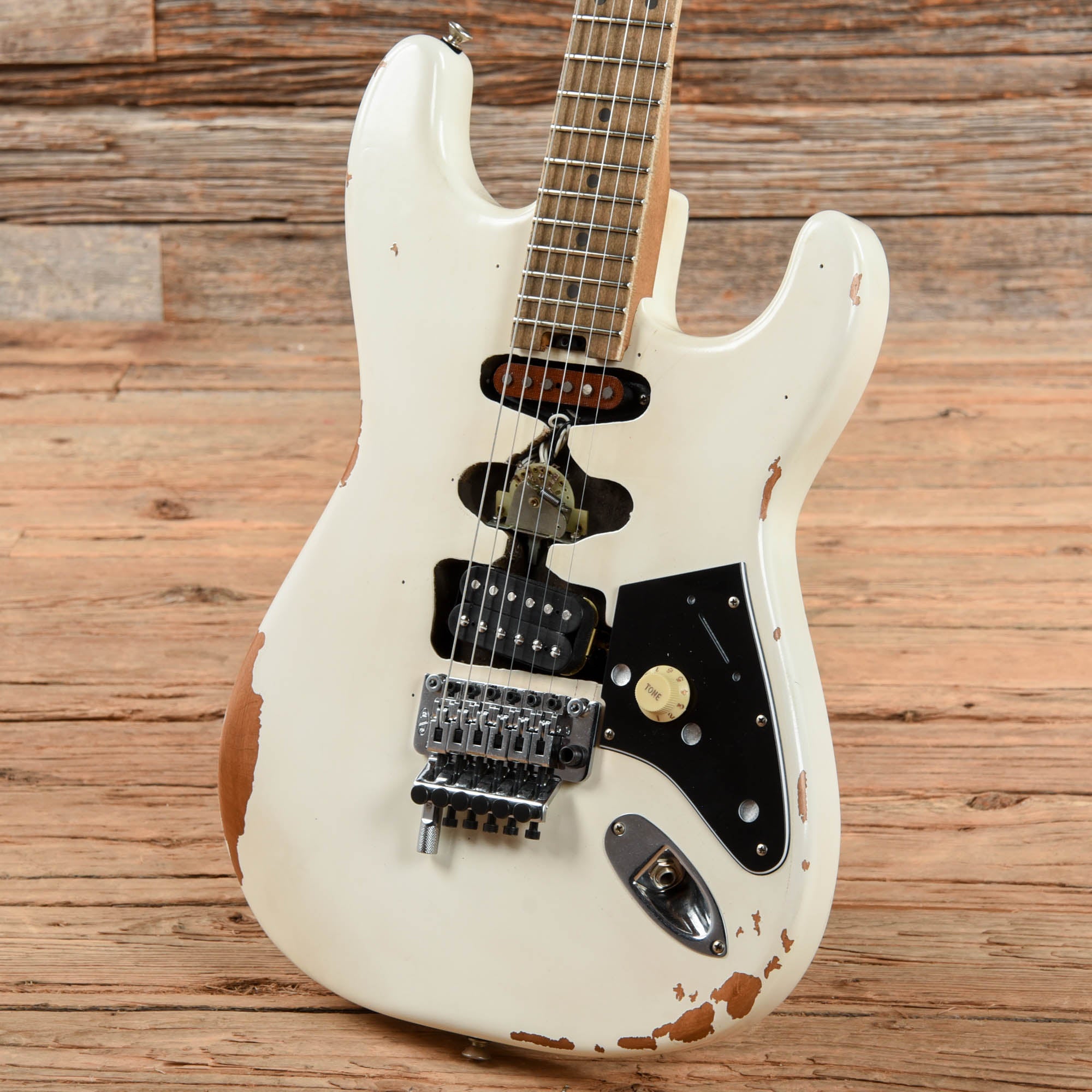 EVH Frankenstein Relic White 2022 Electric Guitars / Solid Body