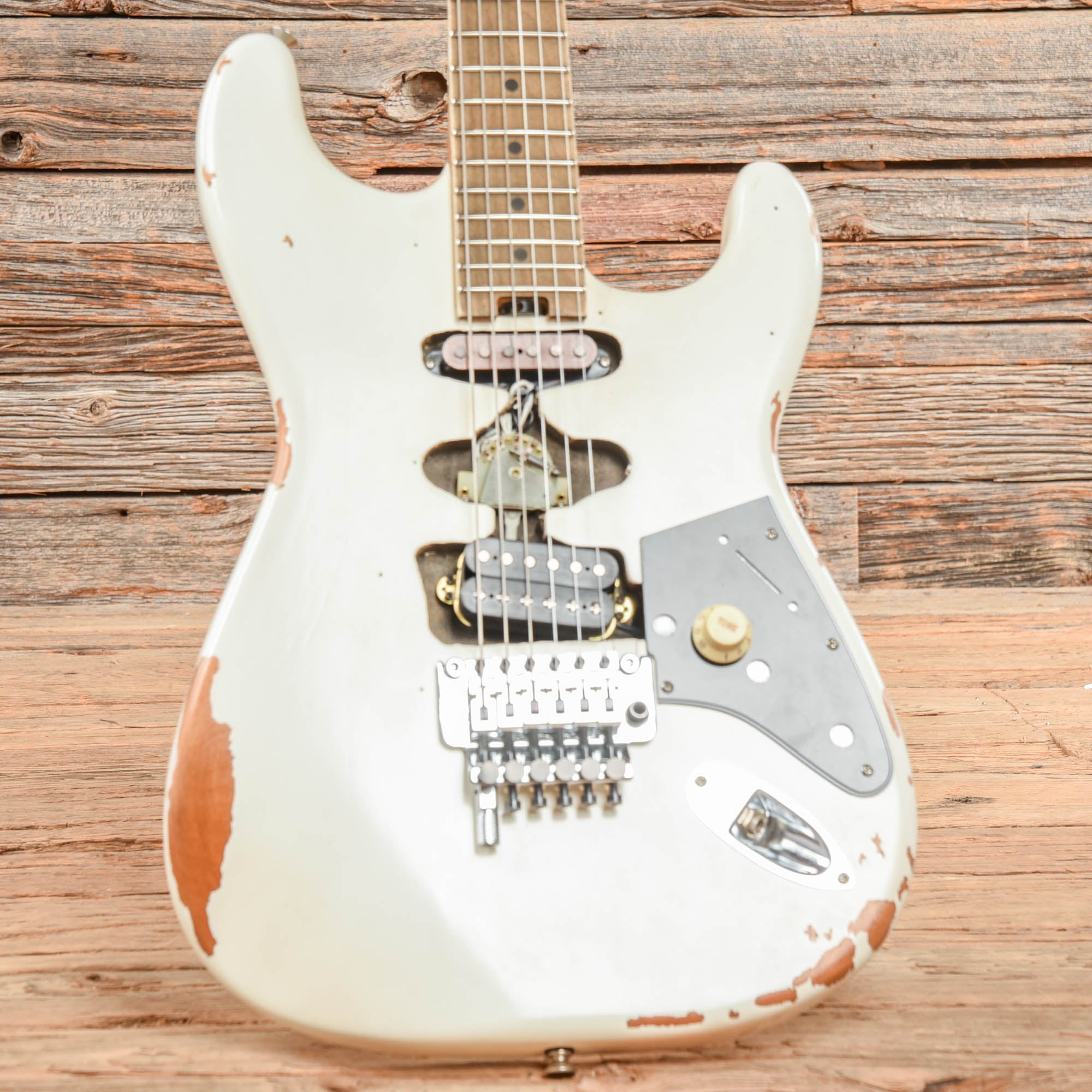 EVH Frankenstein Relic White 2022 Electric Guitars / Solid Body