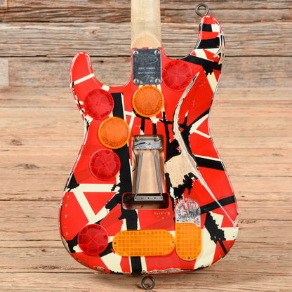 EVH Frankie Red/White/Black Relic Red/White/Black 2021 Electric Guitars / Solid Body