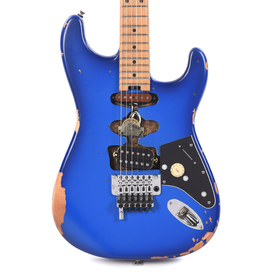 EVH Limited Edition Frankenstein Relic Series Blueburst Electric Guitars / Solid Body