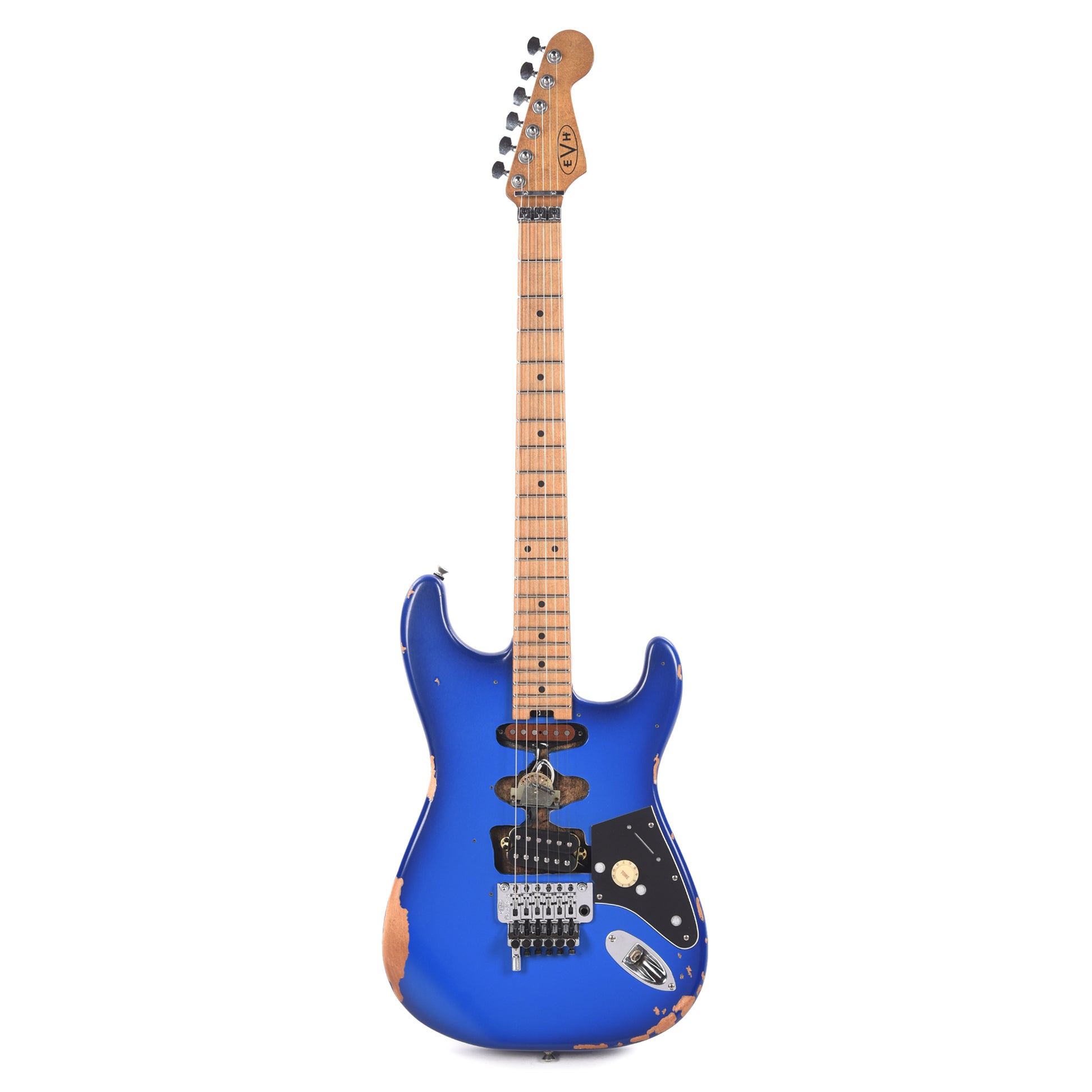EVH Limited Edition Frankenstein Relic Series Blueburst Electric Guitars / Solid Body