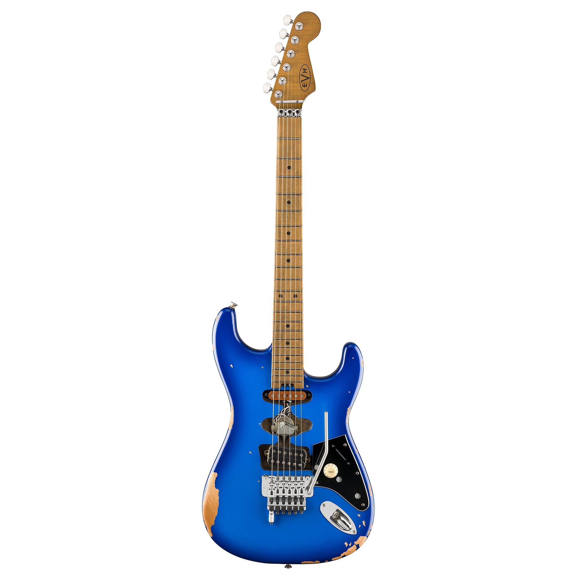 EVH Limited Edition Frankenstein Relic Series Blueburst Electric Guitars / Solid Body