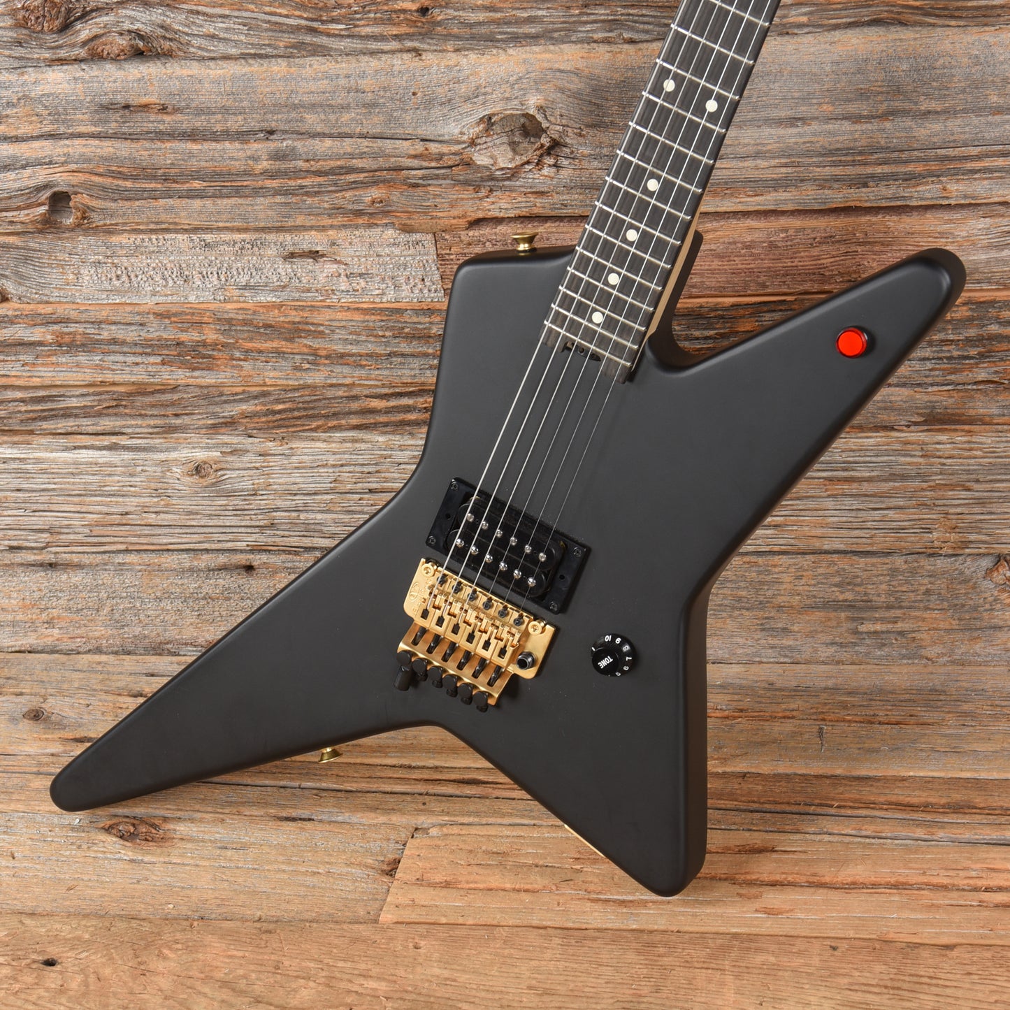 EVH Limited Edition Star Satin Black w/Gold Hardware Electric Guitars / Solid Body