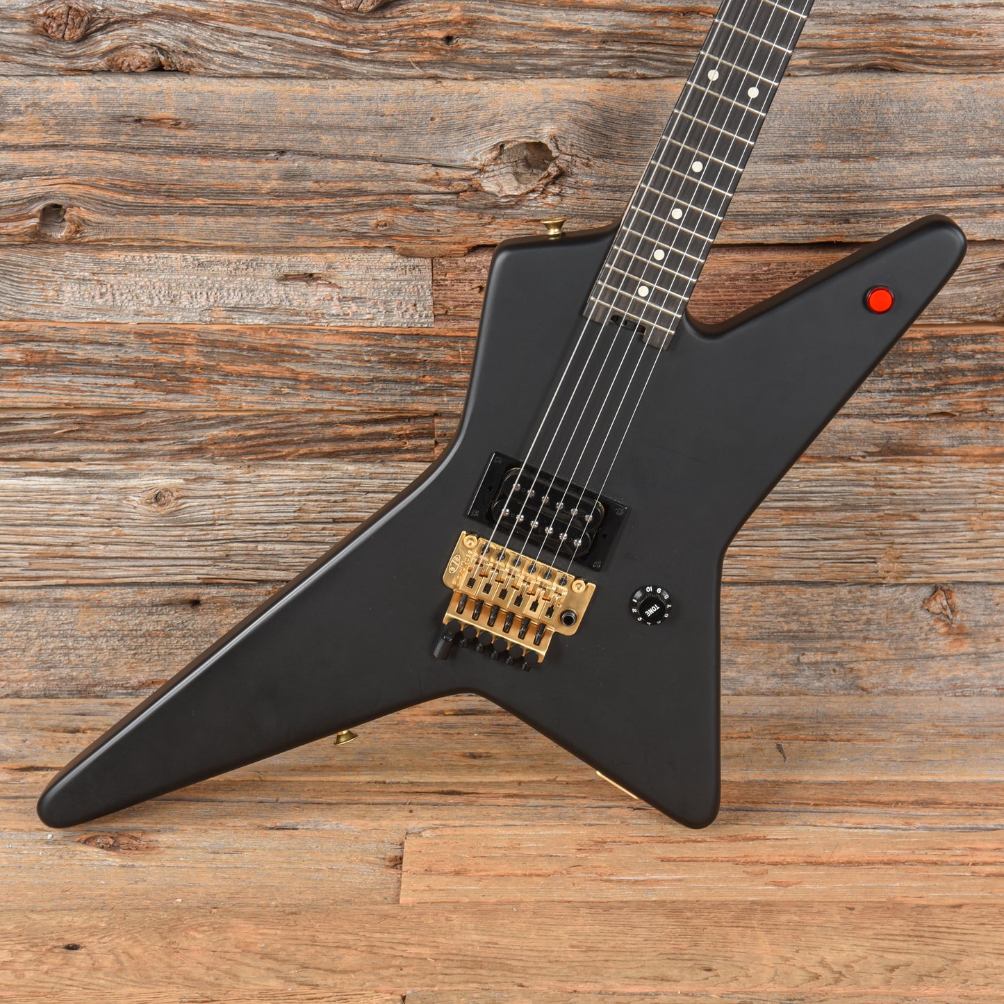 EVH Limited Edition Star Satin Black w/Gold Hardware Electric Guitars / Solid Body