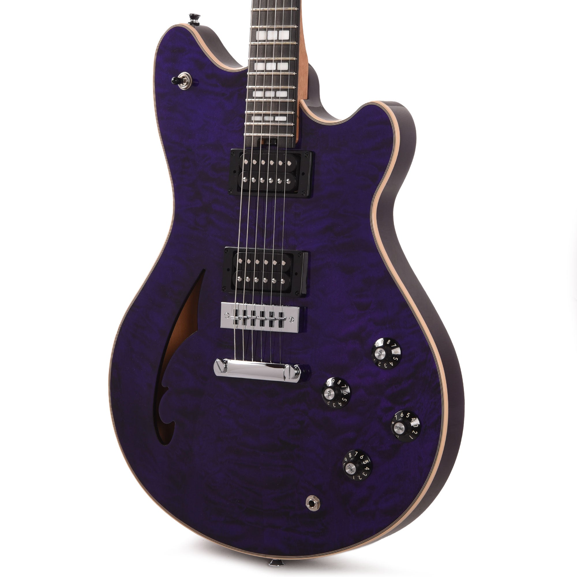 EVH SA-126 Special QM Transparent Purple Electric Guitars / Solid Body