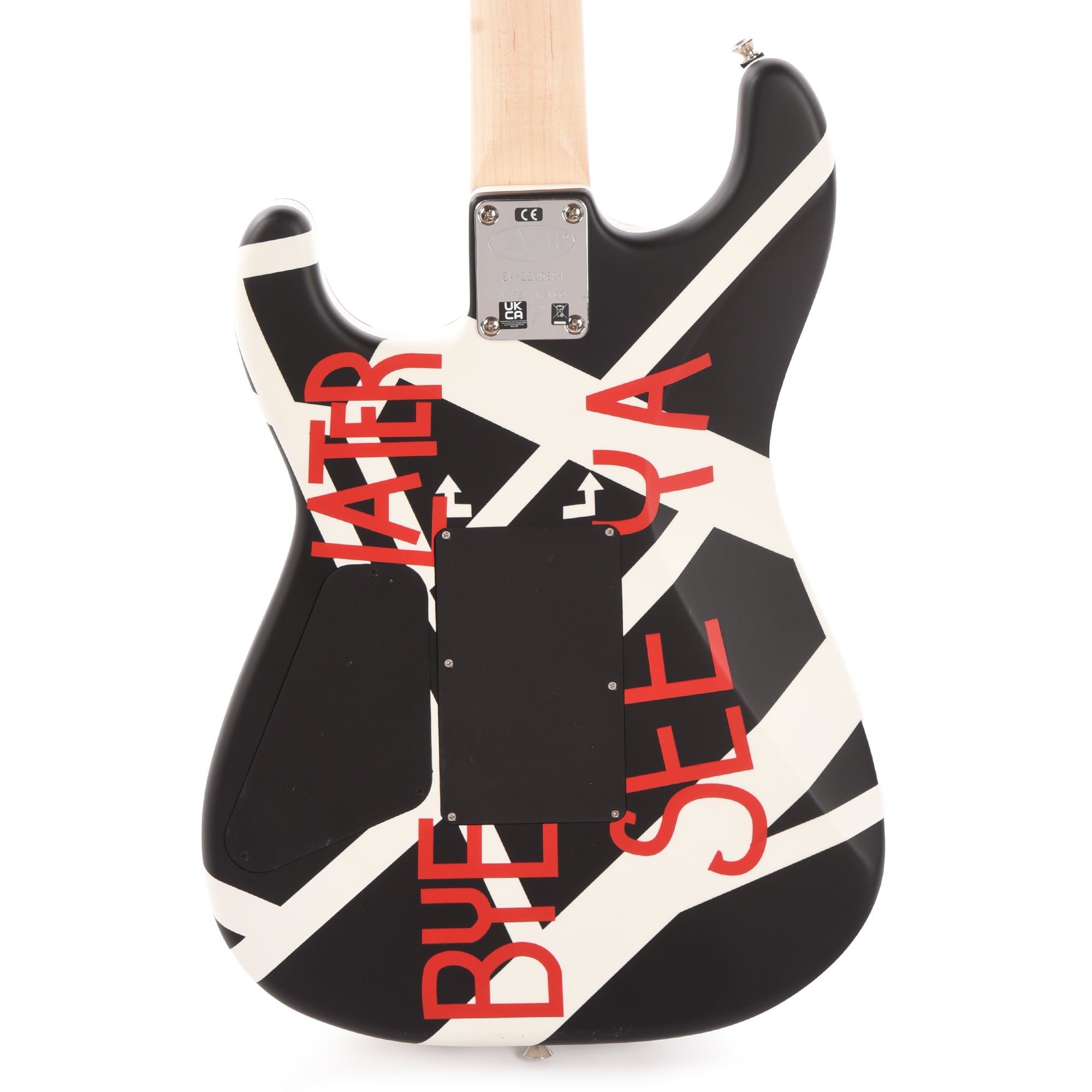 EVH Striped Series Circles White and Black Electric Guitars / Solid Body