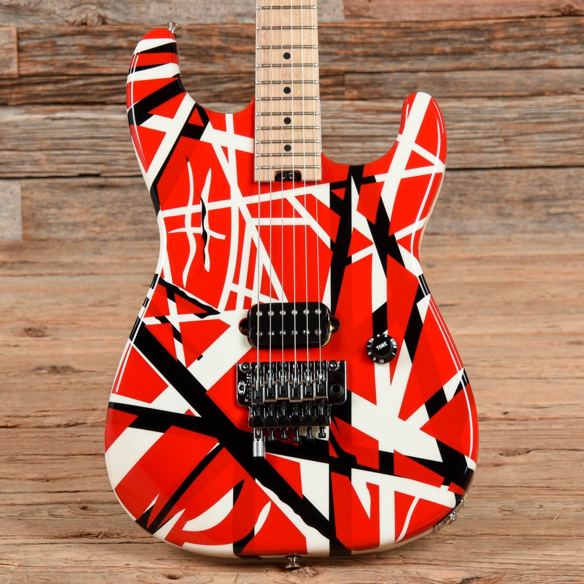 EVH Striped Series Red / Black / White Electric Guitars / Solid Body