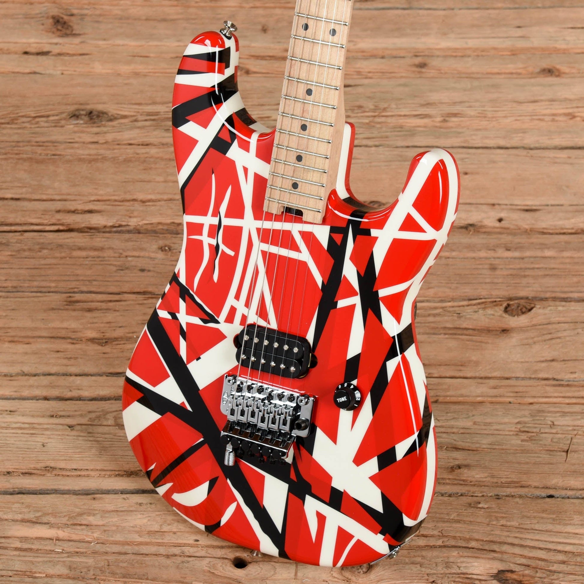 EVH Striped Series Red / Black / White Electric Guitars / Solid Body