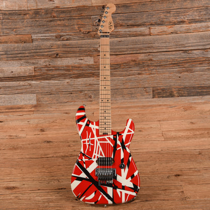 EVH Striped Series Red with Black and White Stripes 2014 Electric Guitars / Solid Body